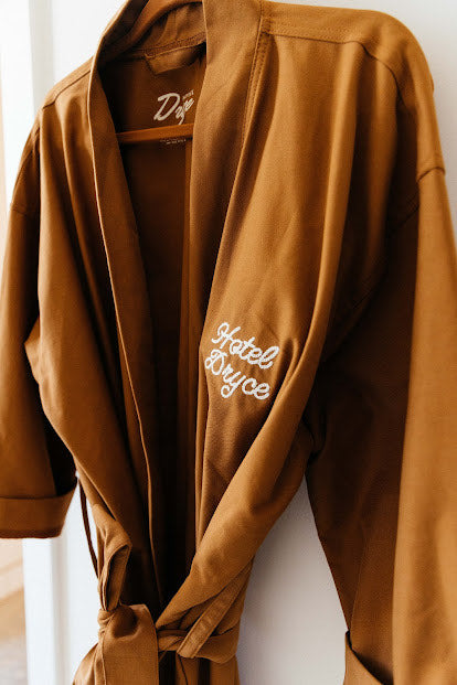 Hotel Robe Chain Stitch